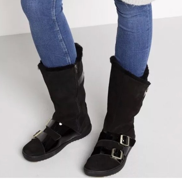 birkenstock shearling boots